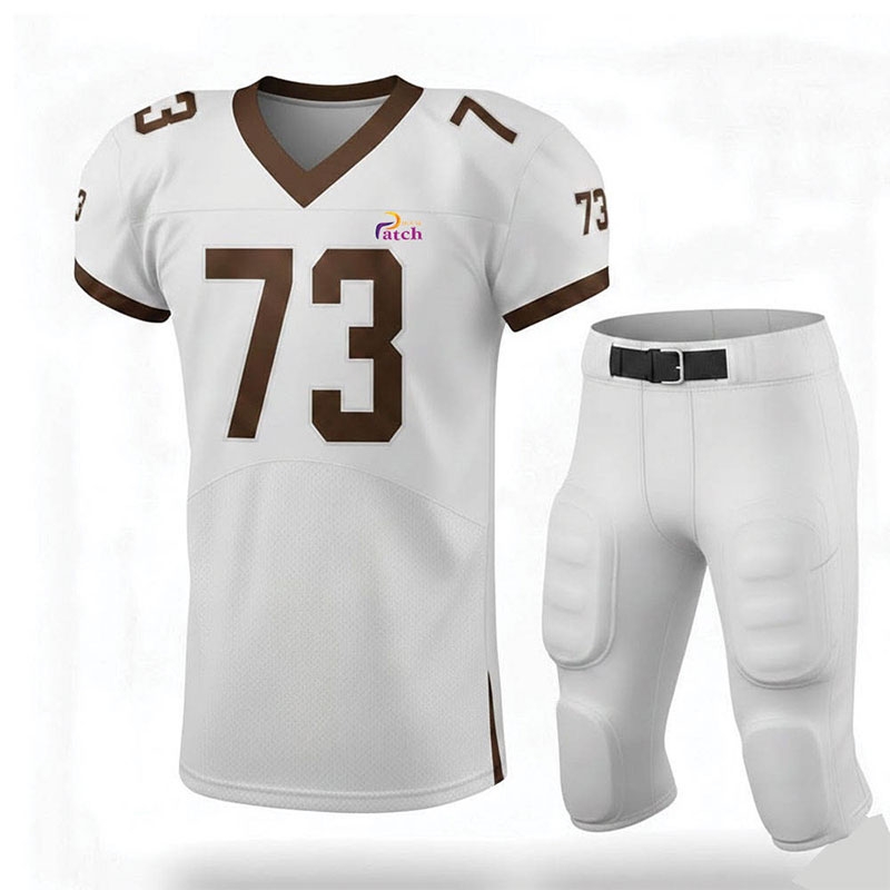 Game Ready American Football Uniform Lightweight Sweat Wicking Material Perfect For School College And Club Level Matches
