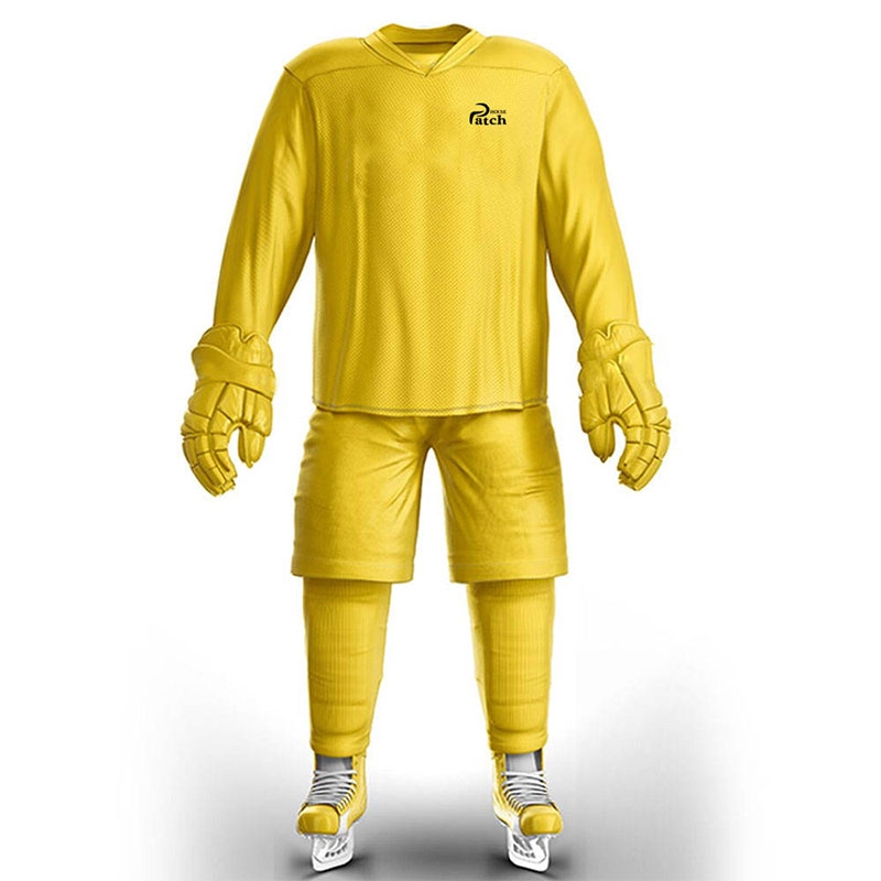 High Quality Ice Hockey Team Uniform Durable Fabric Adjustable Fit Pants Perfect For Club League And Tournament Use