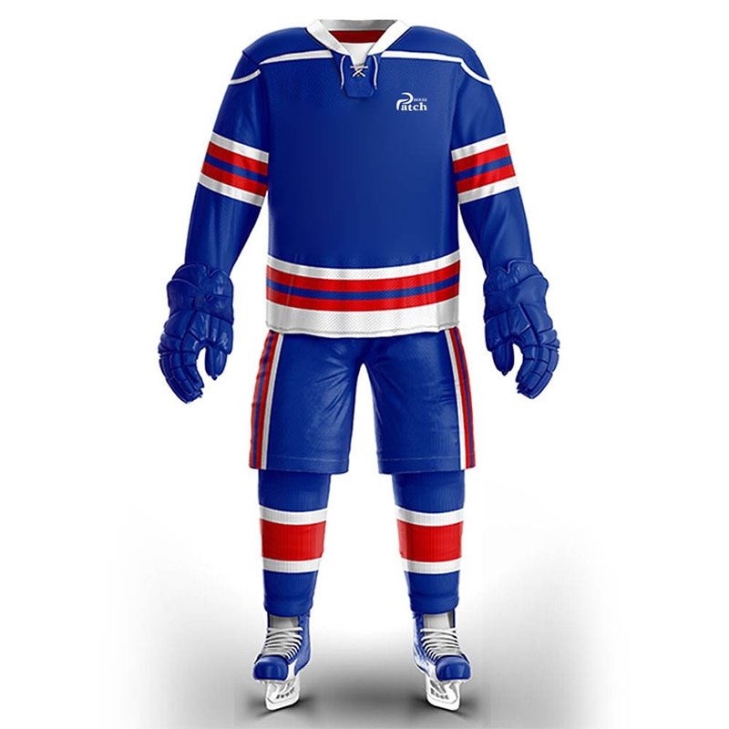 Lightweight Ice Hockey Sports Uniform Breathable Jersey And Durable Pants Adjustable Fit For Training Matches And Tournaments