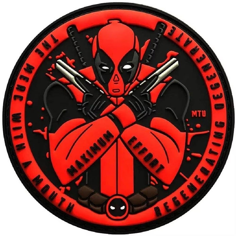 Stylish Pvc Patches For Men And Women Apparel With Modern Creative 3D Graphic Design Look
